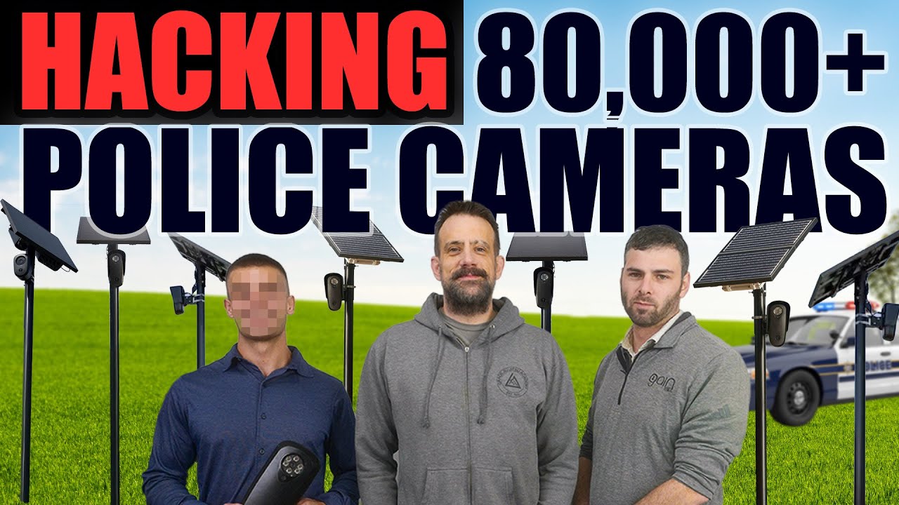 Screenshot thumbnail from Benn Jordan's Flock Safety camera hacking video.
